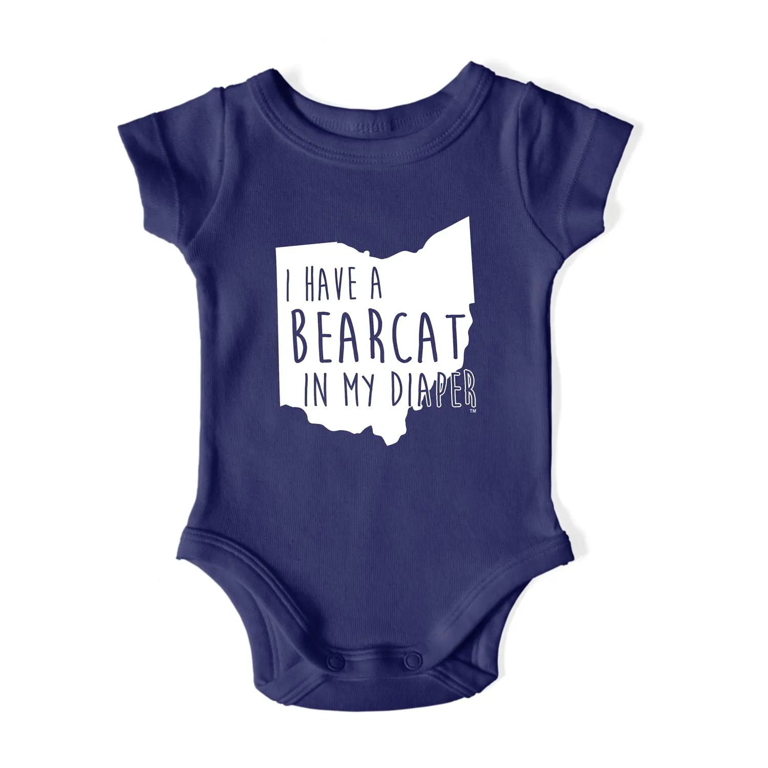 I HAVE A BEARCAT IN MY DIAPER Baby One Piece IN MY DIAPER