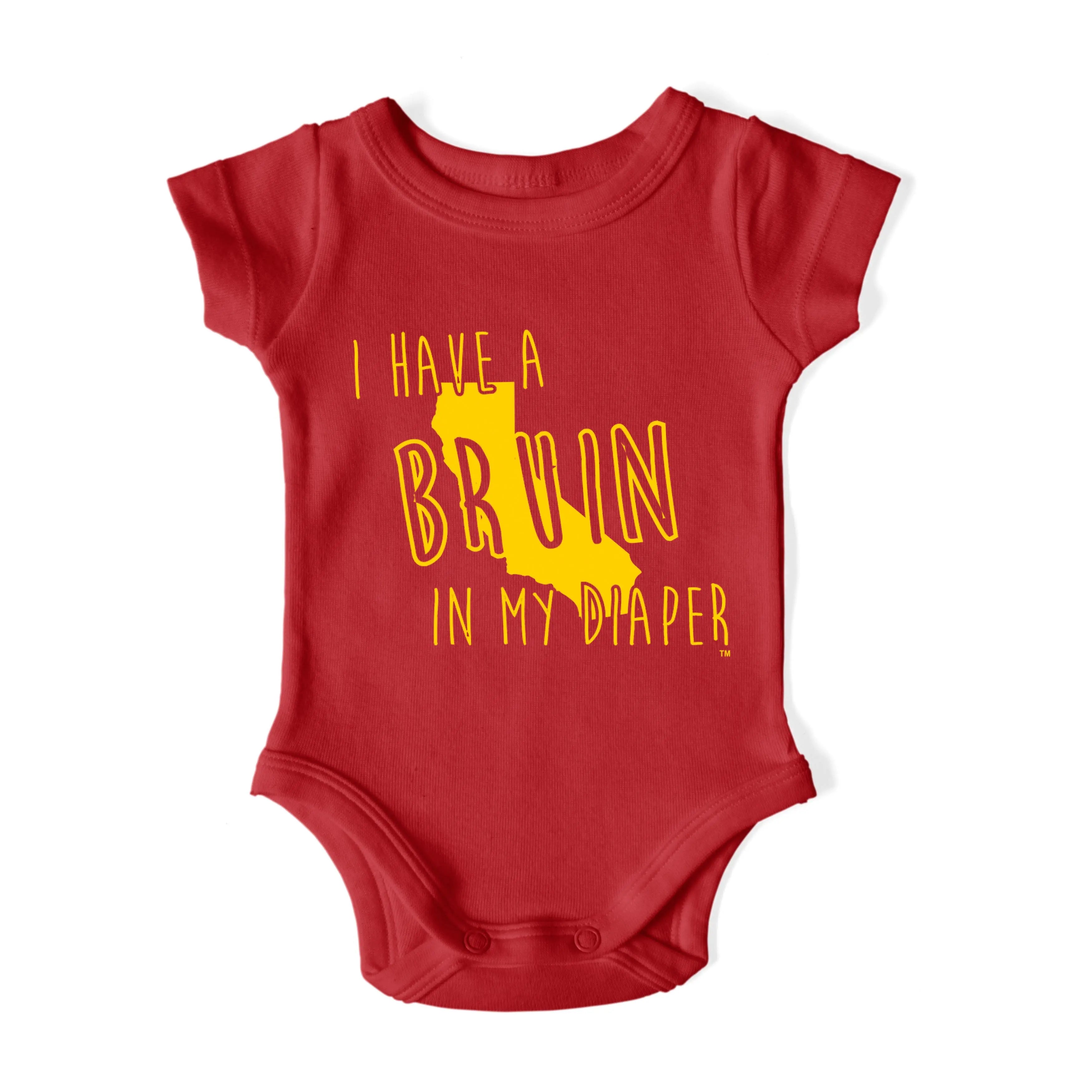 I HAVE A BRUIN IN MY DIAPER Baby One Piece IN MY DIAPER