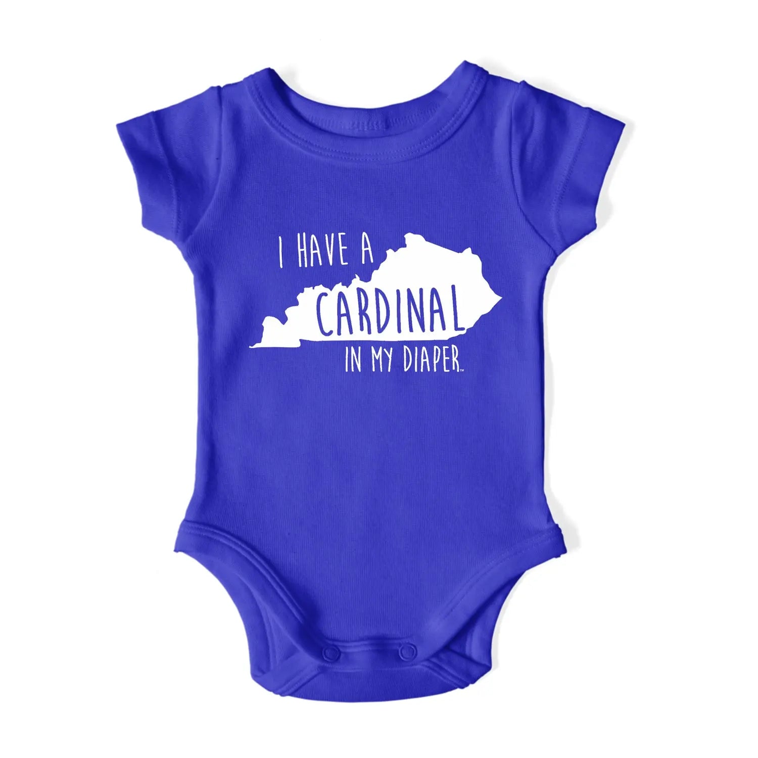I HAVE A CARDINAL IN MY DIAPER Baby One Piece IN MY DIAPER