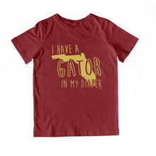 Load image into Gallery viewer, I HAVE A GATOR IN MY DIAPER Child Tee IN MY DIAPER