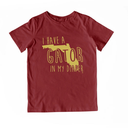 I HAVE A GATOR IN MY DIAPER Child Tee IN MY DIAPER