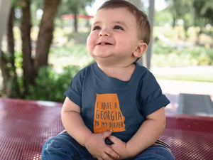 I HAVE A GEORGIA IN MY DIAPER Child Tee IN MY DIAPER