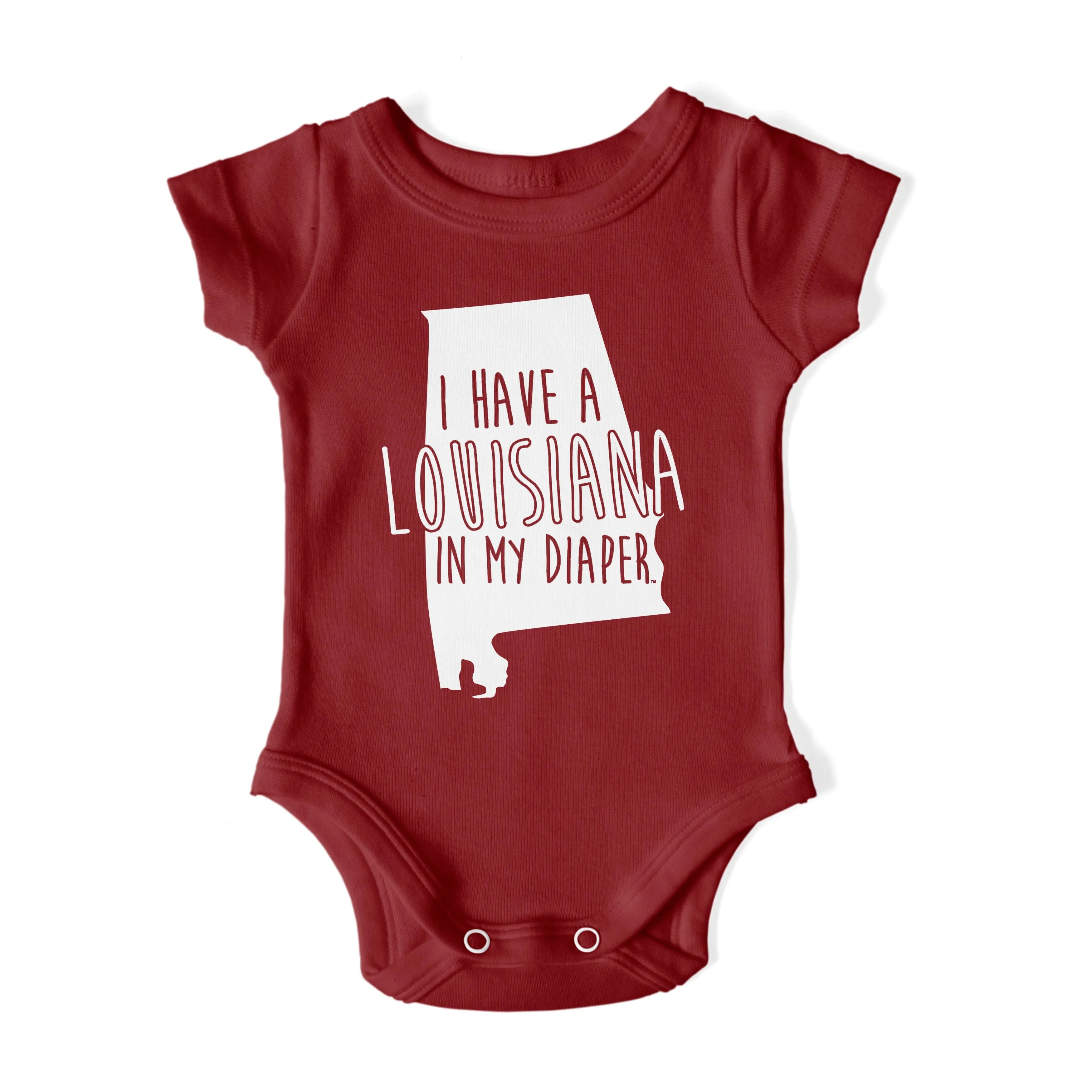 I HAVE A LOUISIANA IN MY DIAPER Baby One Piece IN MY DIAPER
