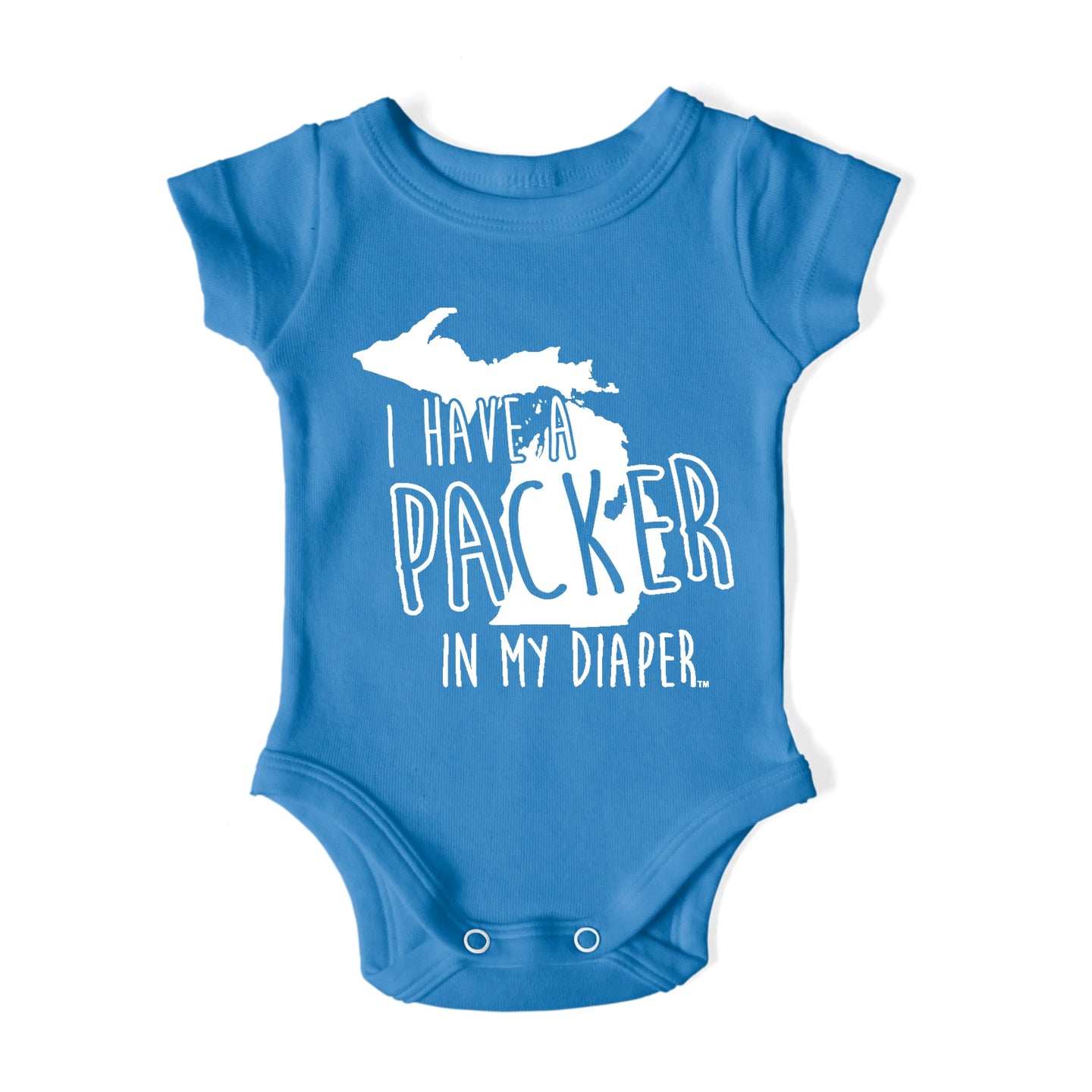 I HAVE A PACKER IN MY DIAPER Baby One Piece IN MY DIAPER