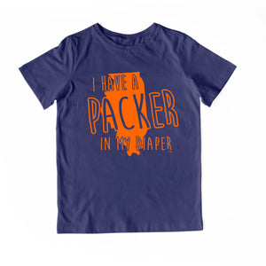 I HAVE A PACKER IN MY DIAPER Child Tee IN MY DIAPER