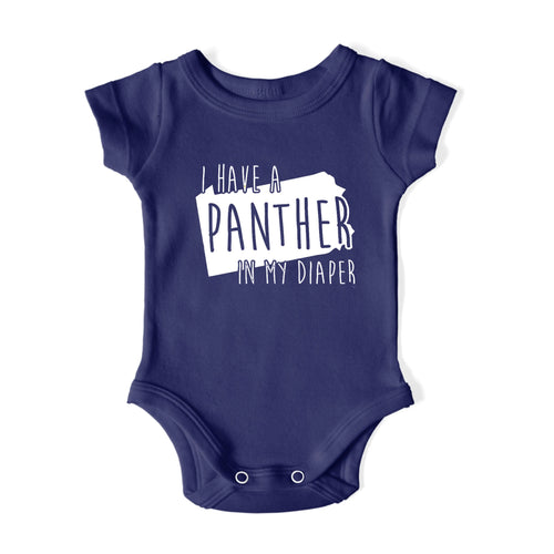 I HAVE A PANTHER IN MY DIAPER Baby One Piece IN MY DIAPER