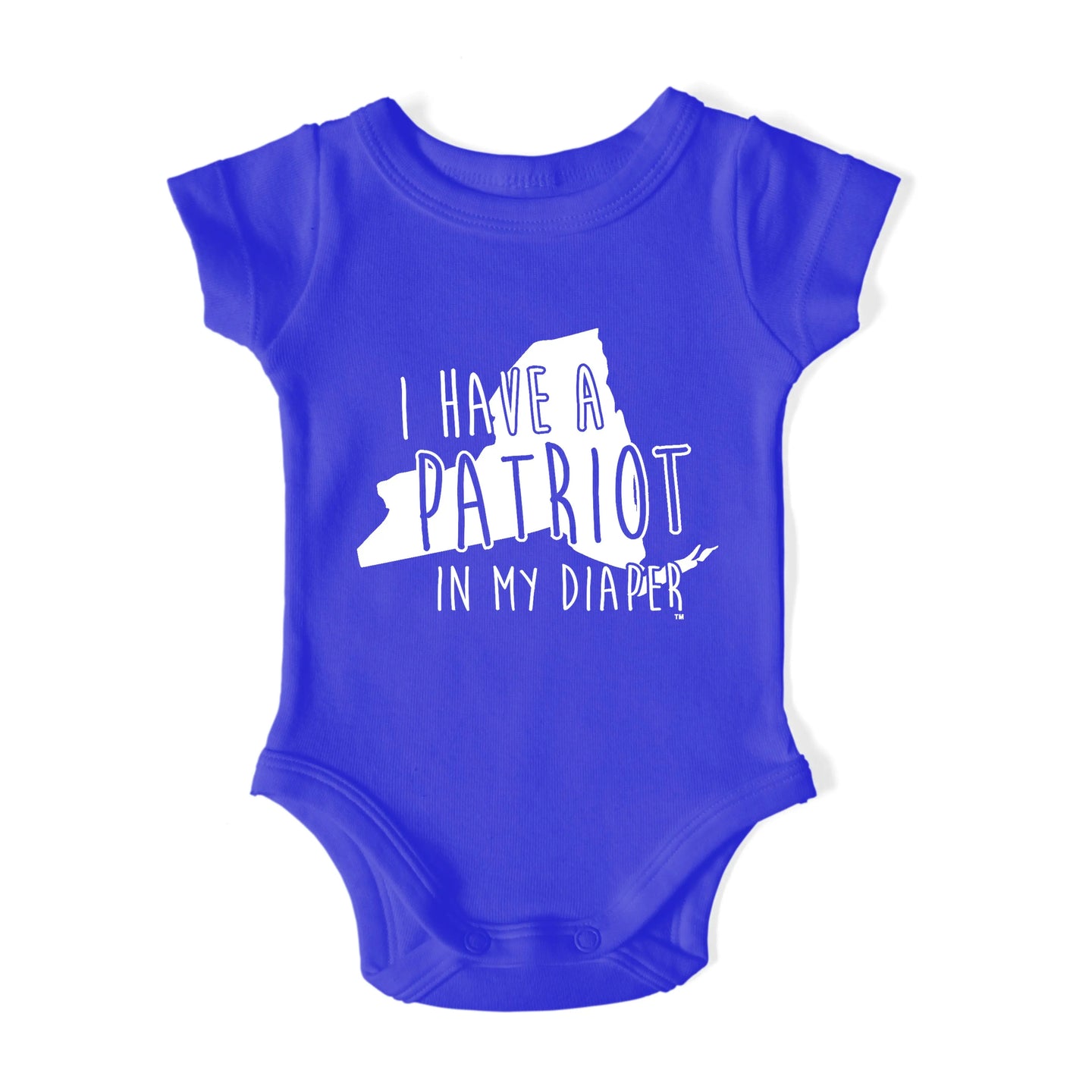 I HAVE A PATRIOT IN MY DIAPER Baby One Piece IN MY DIAPER