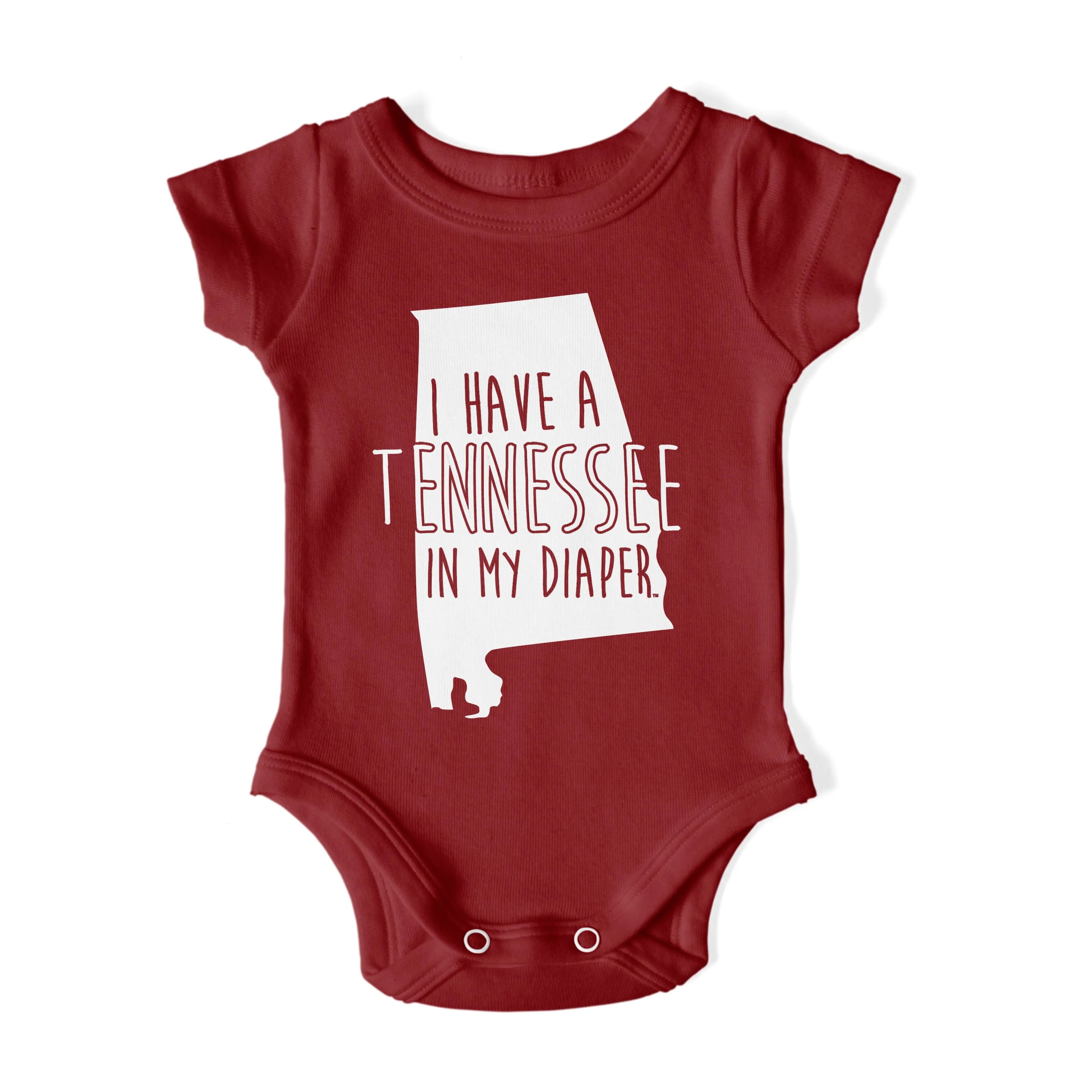 I HAVE A TENNESSEE IN MY DIAPER Baby One Piece IN MY DIAPER