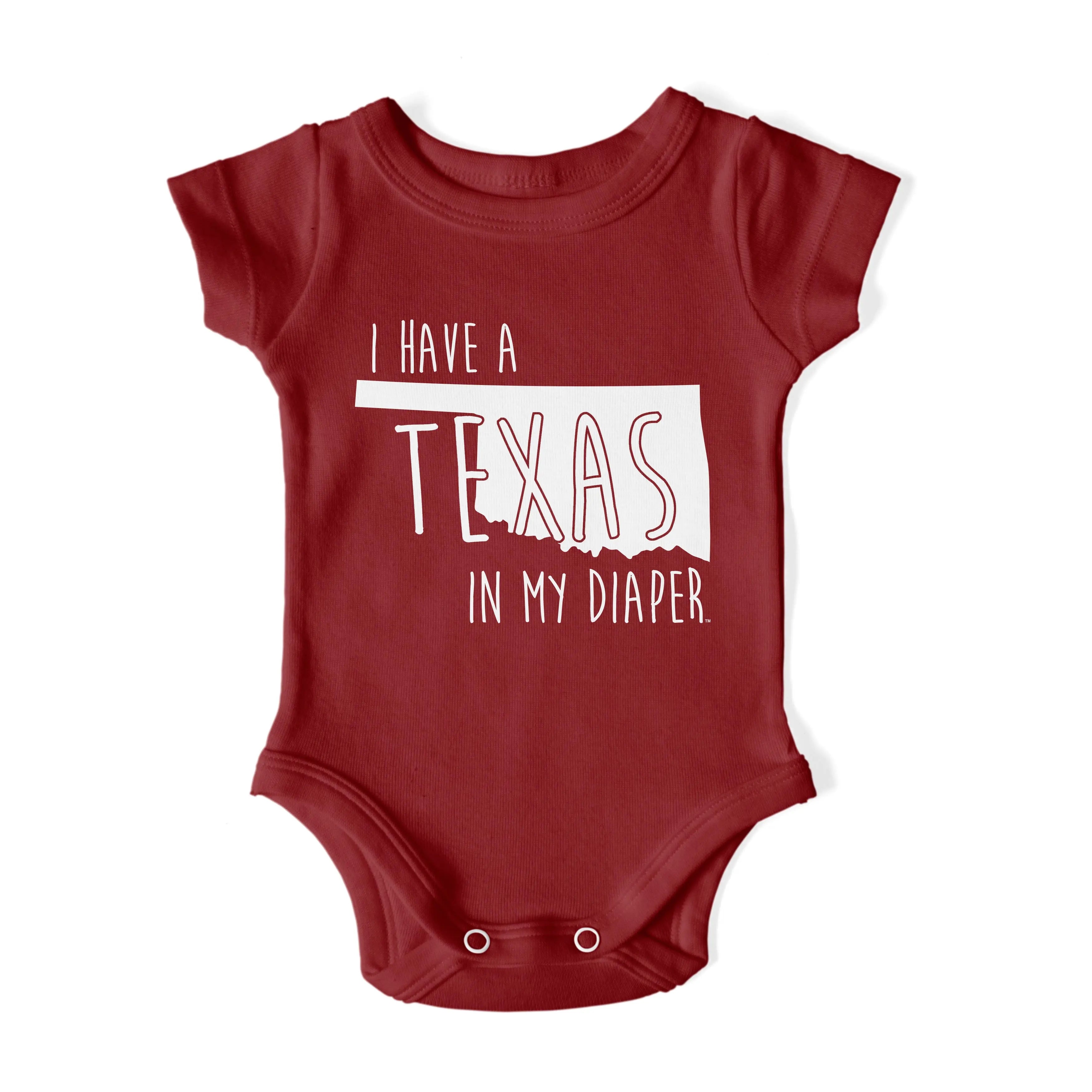 I HAVE A TEXAS IN MY DIAPER Baby One Piece IN MY DIAPER