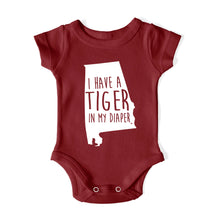 Load image into Gallery viewer, I HAVE A TIGER IN MY DIAPER Baby One Piece IN MY DIAPER