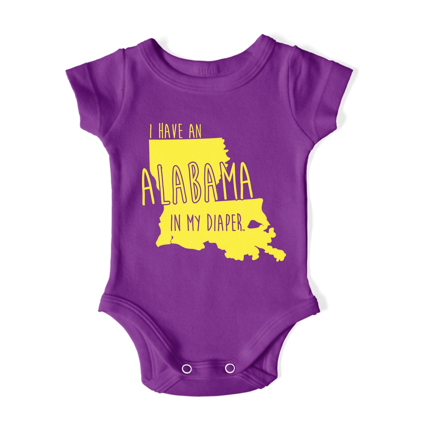 I HAVE AN ALABAMA IN MY DIAPER Baby One Piece IN MY DIAPER