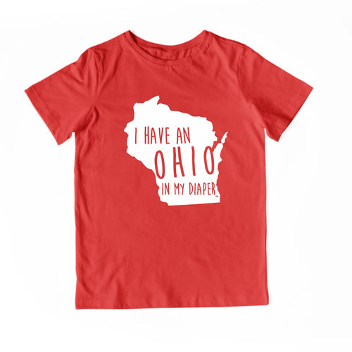 I HAVE AN OHIO IN MY DIAPER Child Tee IN MY DIAPER