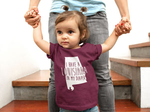 I HAVE A LOUISIANA IN MY DIAPER Child Tee