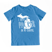 Load image into Gallery viewer, I HAVE A PACKER IN MY DIAPER Child Tee