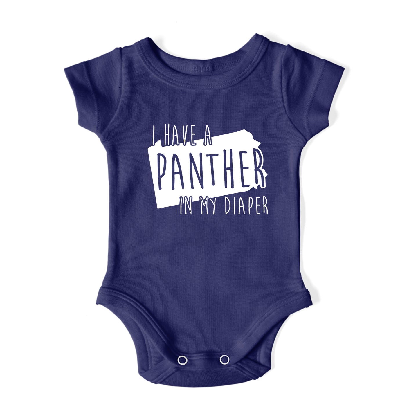 I HAVE A PANTHER IN MY DIAPER Baby One Piece