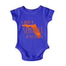 Load image into Gallery viewer, I HAVE A SEMINOLE IN MY DIAPER Baby One Piece