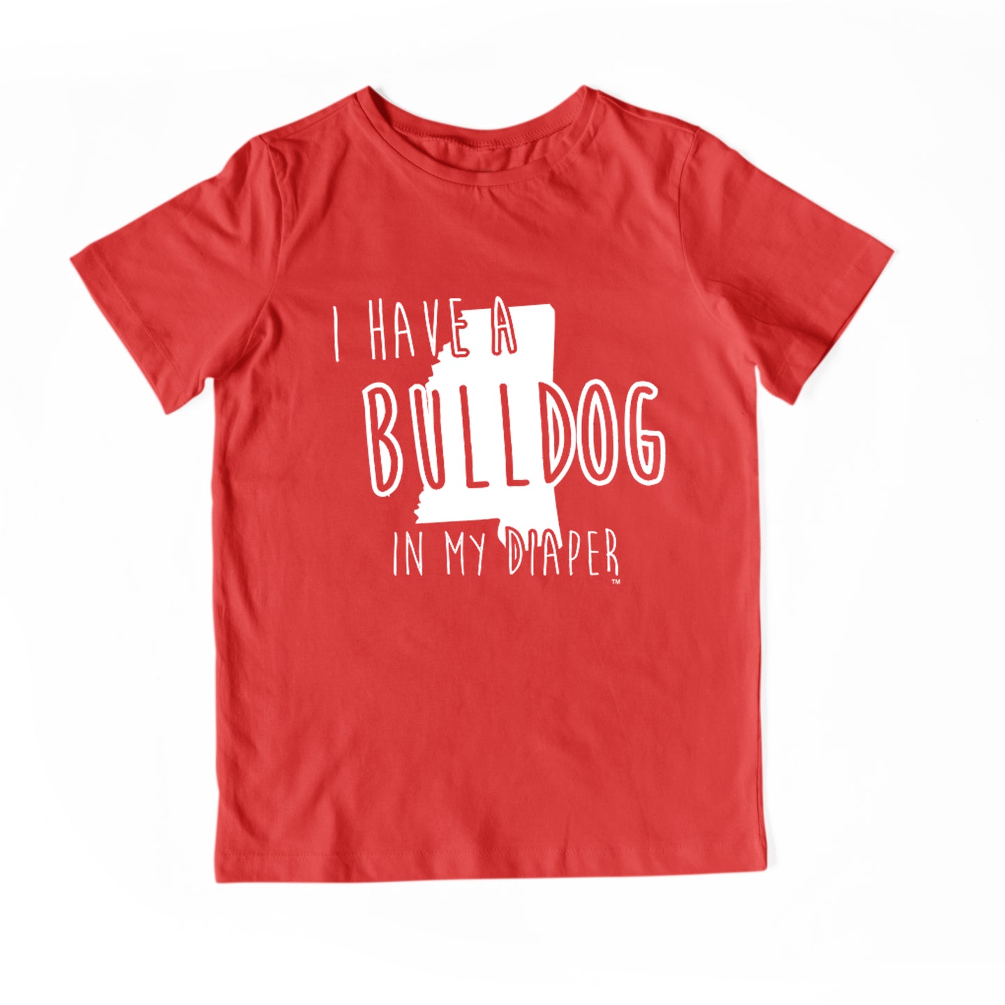 I HAVE A BULLDOG IN MY DIAPER Child Tee