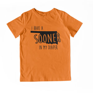 I HAVE A SOONER IN MY DIAPER Child Tee