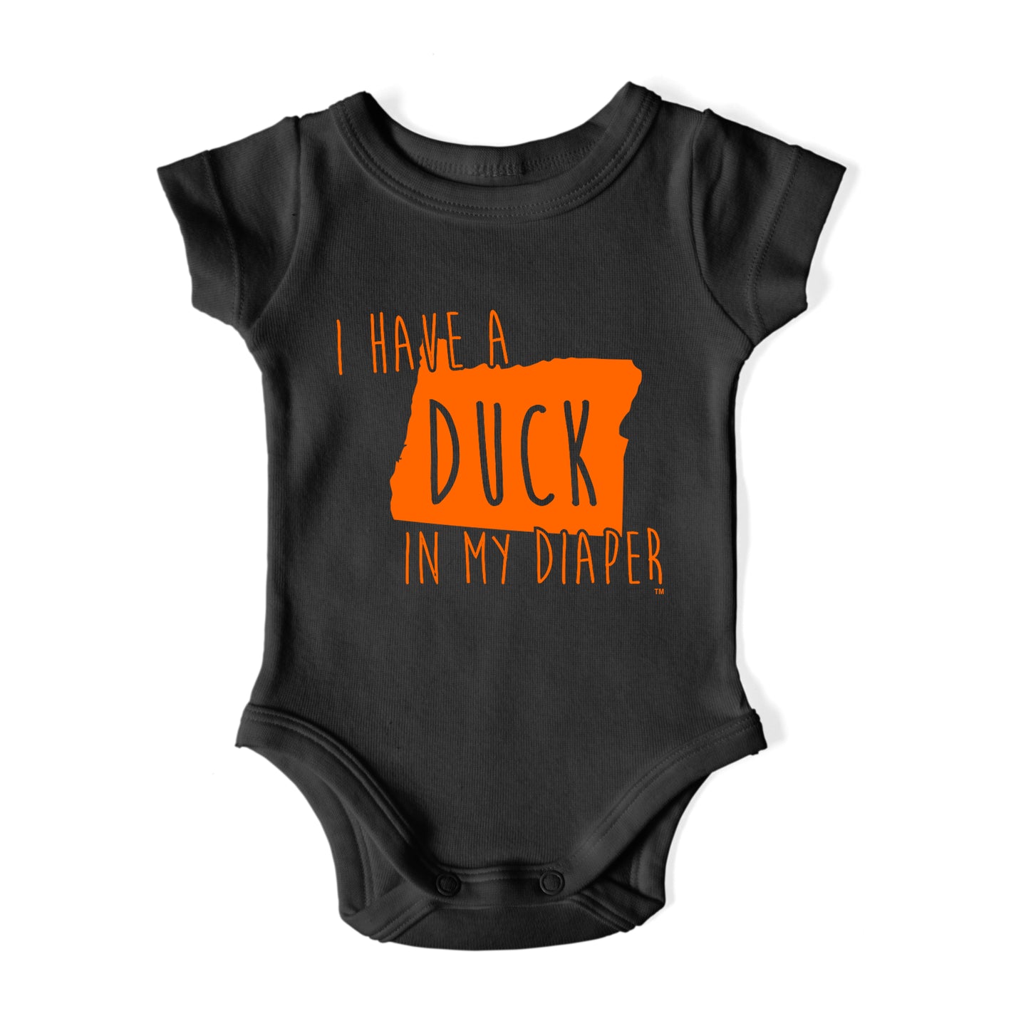 I HAVE A DUCK IN MY DIAPER Baby One Piece